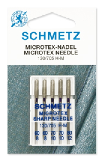 Schmetz ihly na mikrovlákno 60 - 80