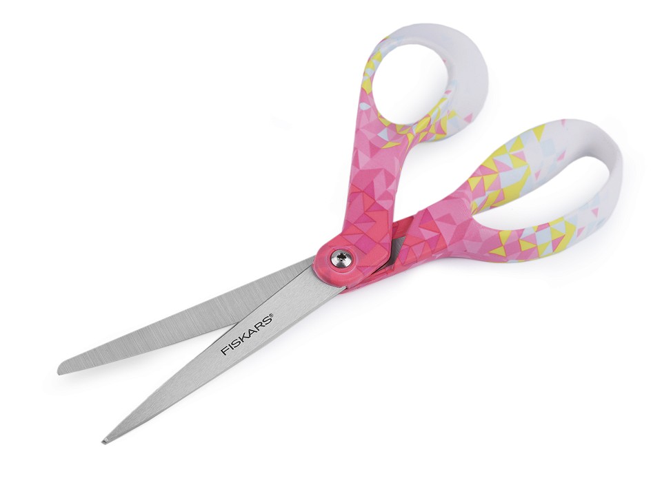 Nožnice Fiskars univerzálne 21 cm - ružová
