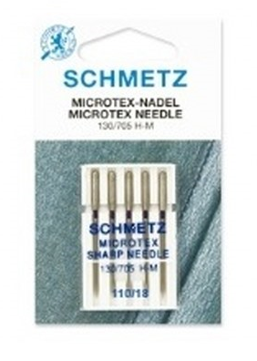Schmetz ihly na mikrovlákno 110 Microtex