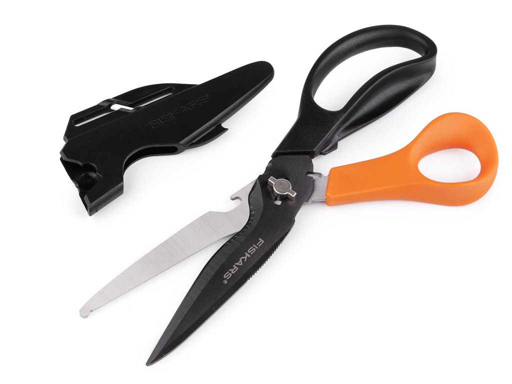 Fiskars - Viacúčelové nožnice, dĺžka 23 cm