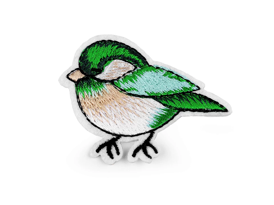 Nažehlovačka vtáčik - zelená