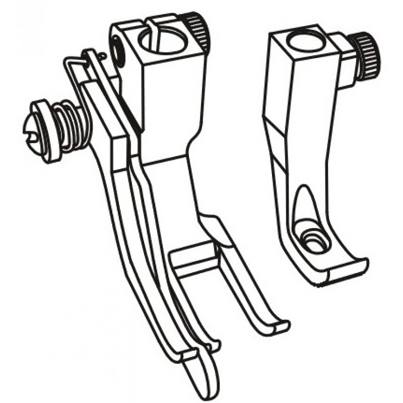 Set pätiek vonkajšia + vnútorná, x4 mm, ľavá strana